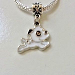“DOG” Dangling Charm Bead For European Style Charm Bracelets
